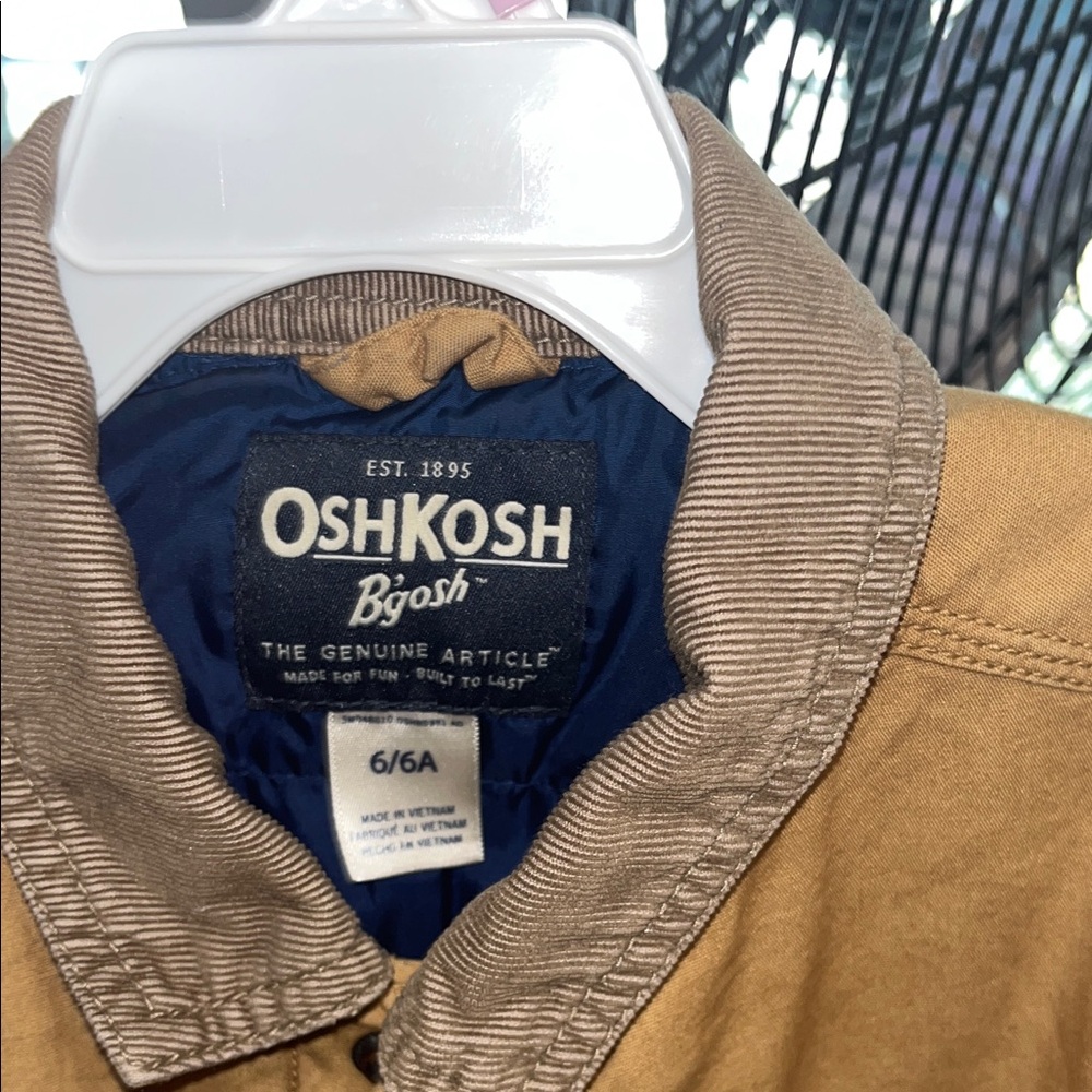 OshKosh B'gosh Men's Brown Shirt Jacket